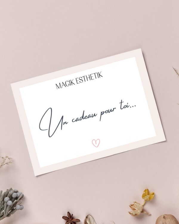Carte cadeau - format physique